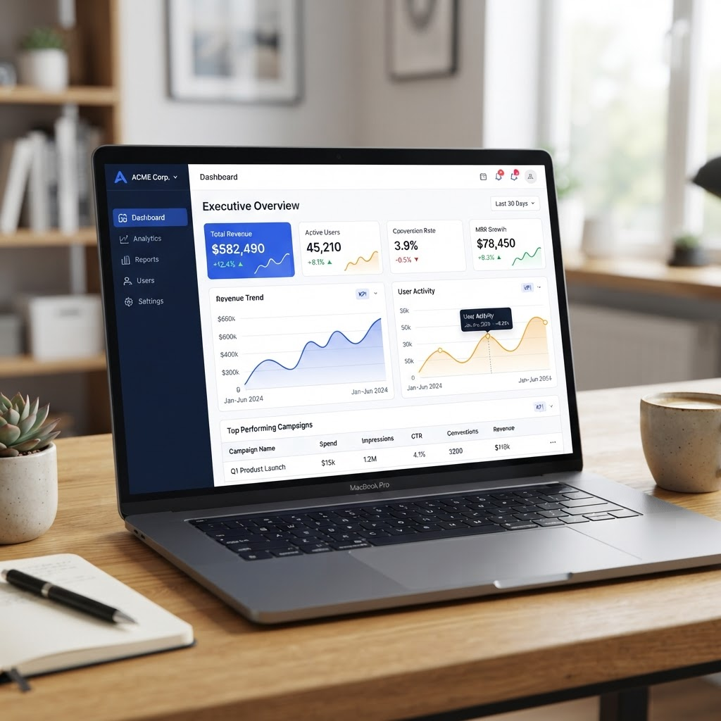 FlowStack — Multi-Tenant SaaS Analytics Dashboard