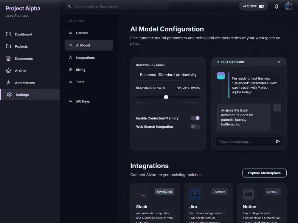 Streaming chatbot interface