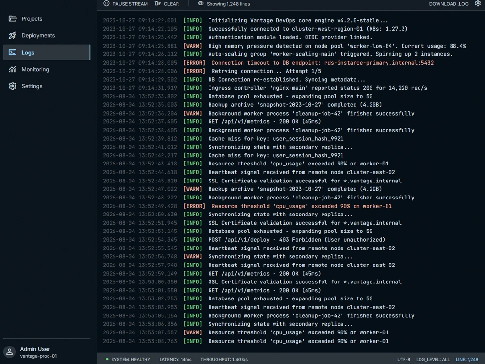 Infrastructure architecture overview
